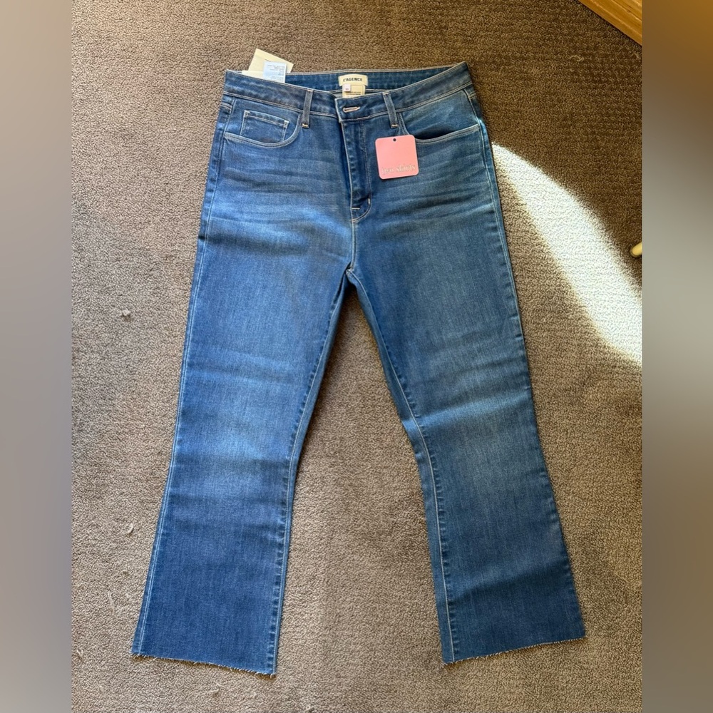 L’agence Coated Denim Jeans